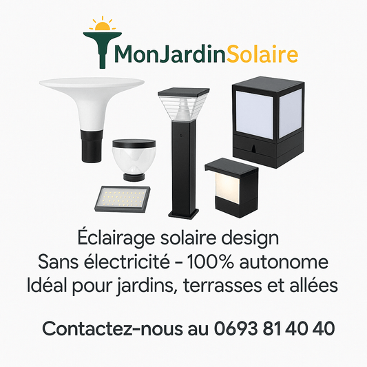 Guide visuel Mon Jardin Solaire – Choisir la meilleure borne solaire selon l’usage et l’exposition de son jardin