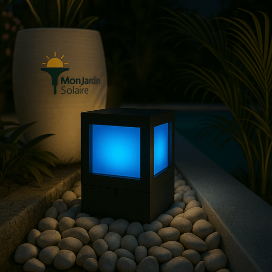 ÉclatZen – Lampe Solaire LED  Design Extérieur